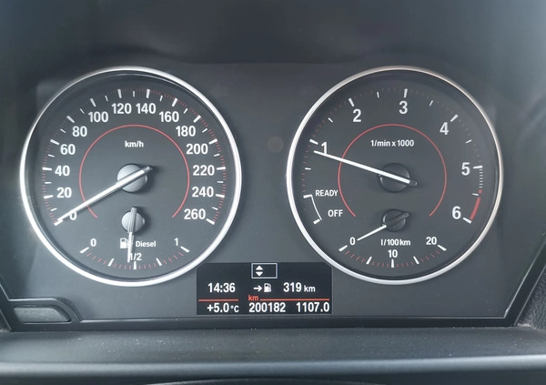 BMW Seria 1 cena 53900 przebieg: 200800, rok produkcji 2015 z Mysłowice małe 562